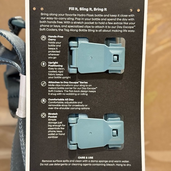 Brand New Hydro Flask Tag Along™ Medium – Birch | Fits 32 oz & 40 oz Wide Mouth - Picture 7 of 11